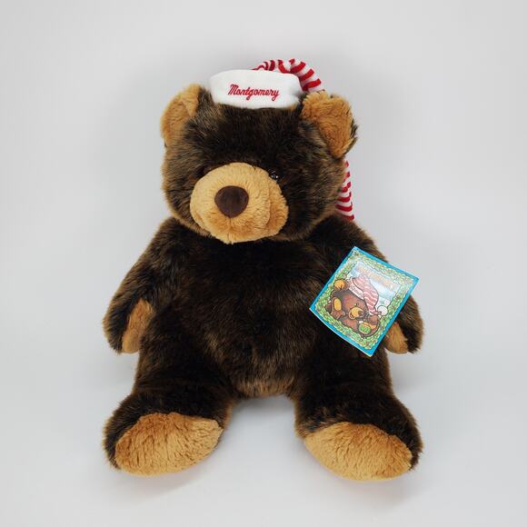 Montgomery Ward Vintage Collectible Teddy Bear 20" 1997 Limited Edition with tag - Picture 1 of 12
